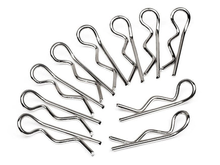 HPI Racing - Body Clips, 1/8 Scale (10pcs) - Hobby Recreation Products