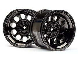 HPI Racing - Bullet ST Wheels, Black Chrome (Pair) - Hobby Recreation Products