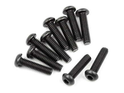 HPI Racing - Button Head Screw, M2.5X10mm, Hex Socket, (10pcs), Venture - Hobby Recreation Products