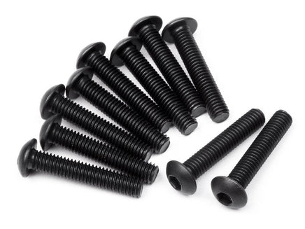 HPI Racing - Button Head Screw M3X16mm (Hex Socket/10pcs) - Hobby Recreation Products