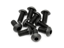 HPI Racing - Button Head Screw, M3X6mm, Hex Socket, (10pcs) - Hobby Recreation Products