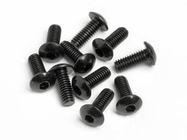 HPI Racing - Button Head Screw, M4X10mm, Hex Socket, (10pcs) - Hobby Recreation Products