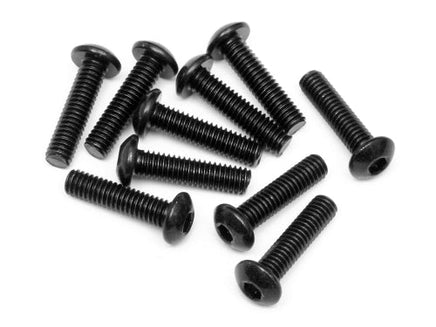 HPI Racing - Button Head Screw, M4X16mm, Hex Socket, (10pcs) - Hobby Recreation Products