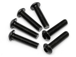 HPI Racing - Button Head Screw, M6X25mm, Hex Socket, (6pcs) - Hobby Recreation Products