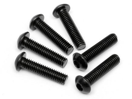 HPI Racing - Button Head Screw, M6X25mm, Hex Socket, (6pcs) - Hobby Recreation Products
