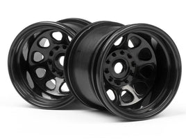 HPI Racing - Classic King 2.2" Wheel, Black, (2pcs) - Hobby Recreation Products