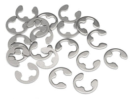 HPI Racing - E Clip, E-4HD, (20pcs), Stainless Steel - Hobby Recreation Products