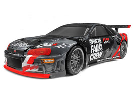 HPI Racing - E10 Drift Fail Crew Nissan Skyline R34 GT-R, RTR Ready To Run w/ Battery/Charger - Hobby Recreation Products