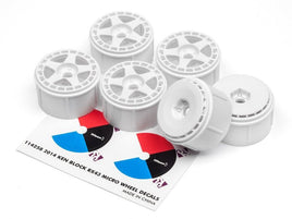 HPI Racing - Fifteen52 Turbomac Wheel, White, (6pcs), Micro RS4 - Hobby Recreation Products