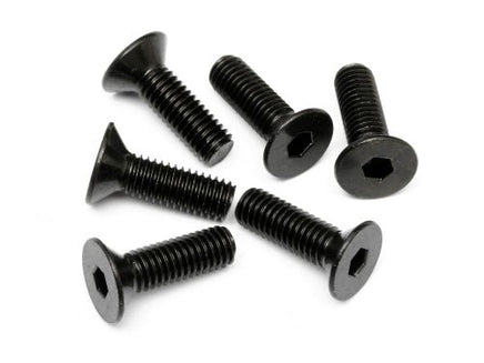HPI Racing - Flat Head Screw, M5X16mm, Hex Socket, (6pcs) - Hobby Recreation Products