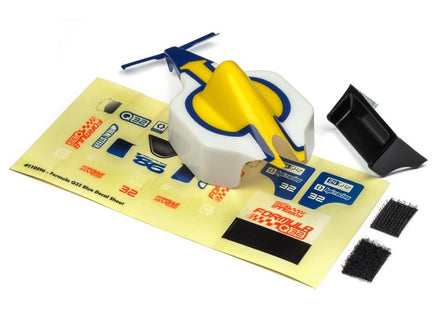 HPI Racing - Formula Q32 Body, and Wing Set, Blue - Hobby Recreation Products