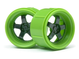 HPI Racing - Green Work Meister S1 Wheel, for the Micro RS4, (4pcs) - Hobby Recreation Products