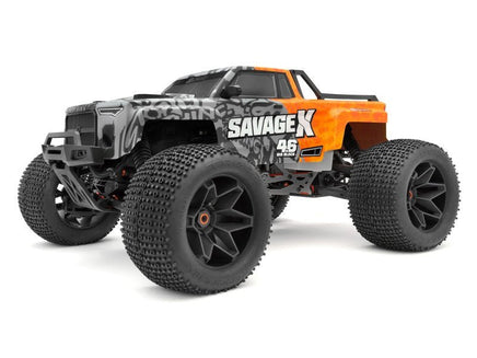 HPI Racing - GT-6 Sportcab Painted Truck Body (Grey/Orange) - Hobby Recreation Products