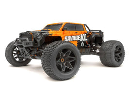 HPI Racing - GTXL-6 Kingcab Painted Truck Body (Black/Orange) - Hobby Recreation Products