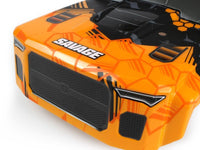 HPI Racing - GTXL-6 Kingcab Painted Truck Body (Orange/Black) - Hobby Recreation Products