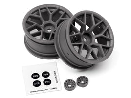 HPI Racing - Gunmetal RTR Wheel, 26mm in width, 6mm Offset, (2pcs) - Hobby Recreation Products