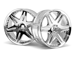 HPI Racing - LP32 Wheel Work LS406, Chrome, (2pcs) - Hobby Recreation Products