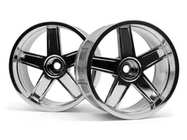 HPI Racing - LP35 Wheel, MF Type, Chrome, 9mm Offset, (2pcs) - Hobby Recreation Products