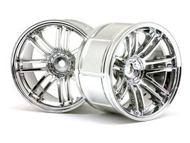 HPI Racing - LP35 Wheels, Rays Volkracing RE30-9mm OffSet, Chrome, (2pcs) - Hobby Recreation Products