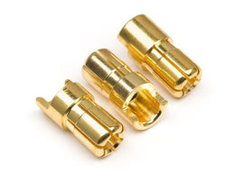 HPI Racing - Male Gold Connectors (6.0mm Dia) (3pcs) - Hobby Recreation Products