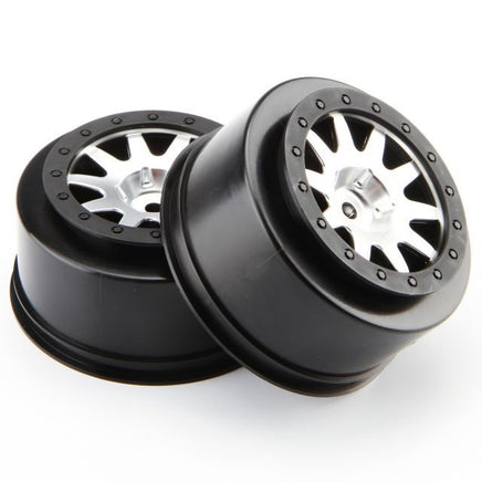 HPI Racing - Mk.10 V2 SCT Wheels, Matte Chrome, 4.5mm Offset (2pcs) - Hobby Recreation Products