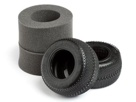 HPI Racing - Powerpin 2.2 Inch MT Tire, White, (2pcs) - Hobby Recreation Products