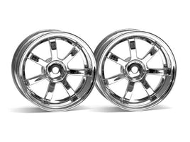 HPI Racing - Rays Gram Lights 57S-Pro Wheel, Chrome, 6mm Offset - Hobby Recreation Products
