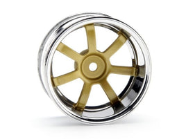 HPI Racing - Rays Gram Lights 57S-Pro Wheel, Chrome/Gold, 9mm Offset - Hobby Recreation Products