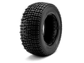 HPI Racing - Rodeo Tire, White, Rear, (2pcs), Baja 5T/5SC Rear - Hobby Recreation Products