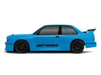 HPI Racing - RS4 Sport 3 BMW E30 Driftworks, 1/10 4WD RTR with 2.4GHz Radio System, Battery, and Charger - Hobby Recreation Products