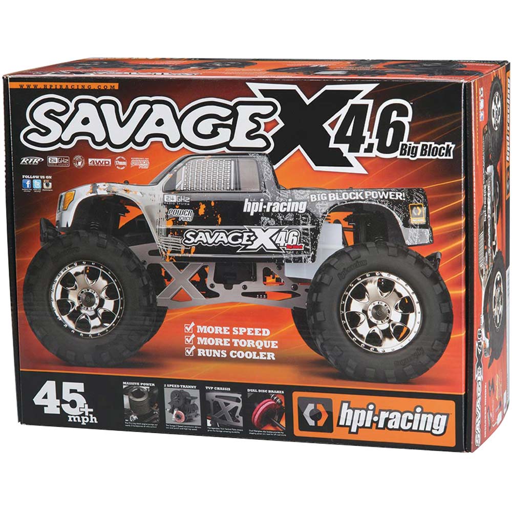 ホビーラジコン momoHPI Racing Savage X 4.6 Big Block SAVAGE X 4.6| Hobby Recreation Products
