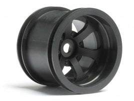 HPI Racing - Scorch 6-Spoke Wheel, Black, 55X50mm, (2pcs) - Hobby Recreation Products