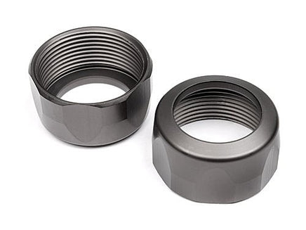 HPI Racing - Shock Cap, 20X12mm, Gunmetal, Baja 5B 2.0 (2pcs) - Hobby Recreation Products