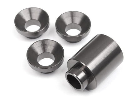 HPI Racing - Spacer Set for Clutch Bell Holder (Gunmetal), Baja 5SC/D-Box/Boss - Hobby Recreation Products
