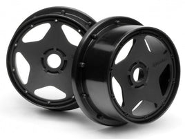 HPI Racing - Super Star Wheel, Black, 120X60mm, (2pcs), Baja 5B - Hobby Recreation Products