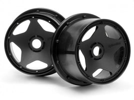 HPI Racing - Super Star Wheel, Black, 120X75mm, (2pcs), Baja 5B - Hobby Recreation Products