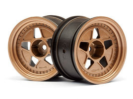 HPI Racing - Tarmac R40 Wheel, Bronze, 52X31mm, 15mm Offset, (2pcs) RS4 Sport 3 - Hobby Recreation Products
