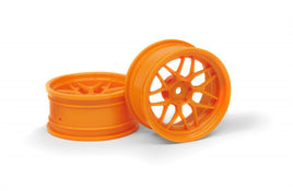 HPI Racing - Tech 7 Wheel Orange (6mm/2pcs), for 1/10 Touring Cars - Hobby Recreation Products