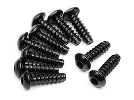 HPI Racing - TP Button Head Screw, M3X10mm, Hex Socket, (10pcs) - Hobby Recreation Products