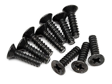 HPI Racing - TP Flat Head Screw, M3X12mm, (10pcs) - Hobby Recreation Products