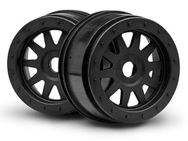 HPI Racing - TR-10 Glue-Lock Wheel, 120X60mm, Black, Super SC5 Flux (2pcs) - Hobby Recreation Products