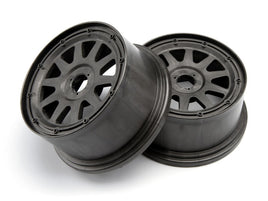 HPI Racing - TR-10 Wheel, Gunmetal, 120X65mm, -10mm Offset, for Baja 5SC/T - Hobby Recreation Products