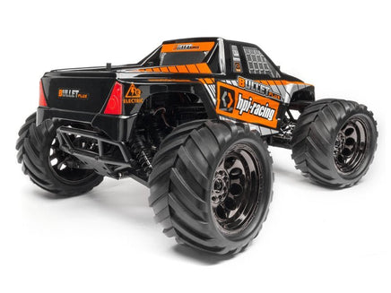 HPI Racing - Trimmed And Painted Bullet Flux MT Body (Black) - Hobby Recreation Products