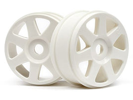 HPI Racing - V7 1/8 Wheel, White, 42X83mm (2pcs) - Hobby Recreation Products
