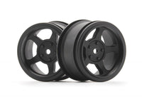 HPI Racing - Vintage TA2 31mm Black Wheels, 6mm Offset (2pcs) - Hobby Recreation Products