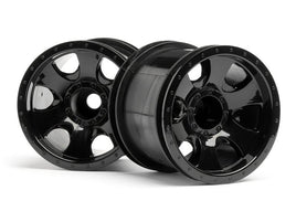 HPI Racing - Warlock 2.2" Wheels, Black (2pcs) - Hobby Recreation Products