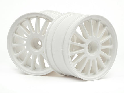 HPI Racing - White Tarmac Wheel, 2.2", 57X35mm, for the WR8 (2pcs) - Hobby Recreation Products