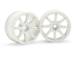 HPI Racing - Work Emotion XC8 Wheel, 26mm-3mm OffSet, White - Hobby Recreation Products