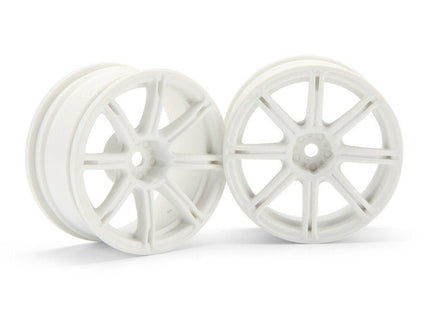 HPI Racing - Work Emotion XC8 Wheel, 26mm-3mm OffSet, White - Hobby Recreation Products