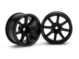 HPI Racing - Work Emotion XC8 Wheel, 26mm-6mm OffSet, Black - Hobby Recreation Products